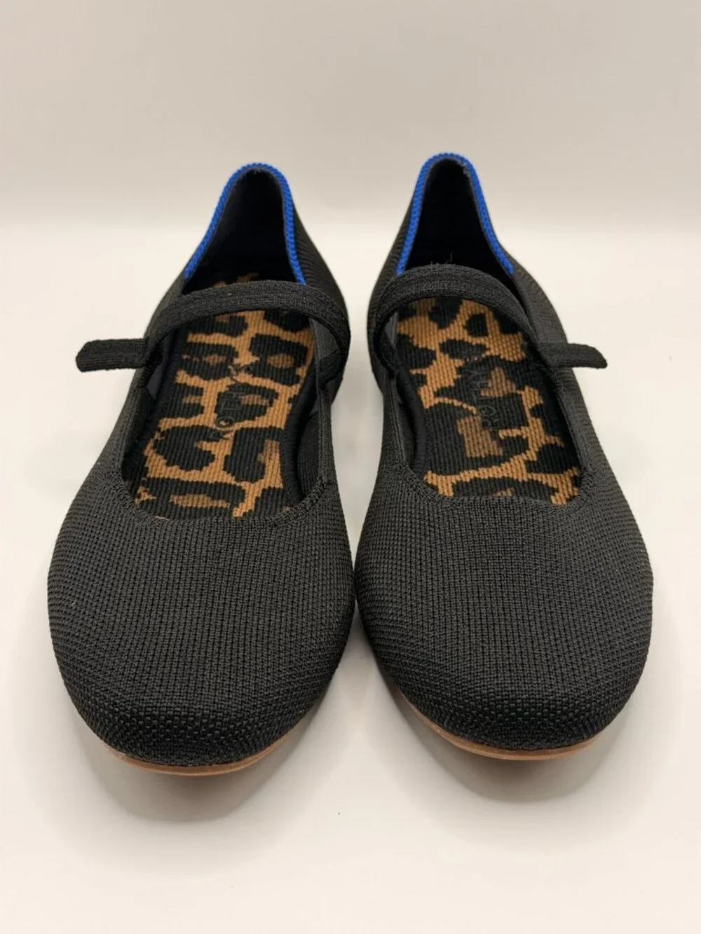 Rothy's Women Square Mary Jane Black Knitted Flats Sz 9